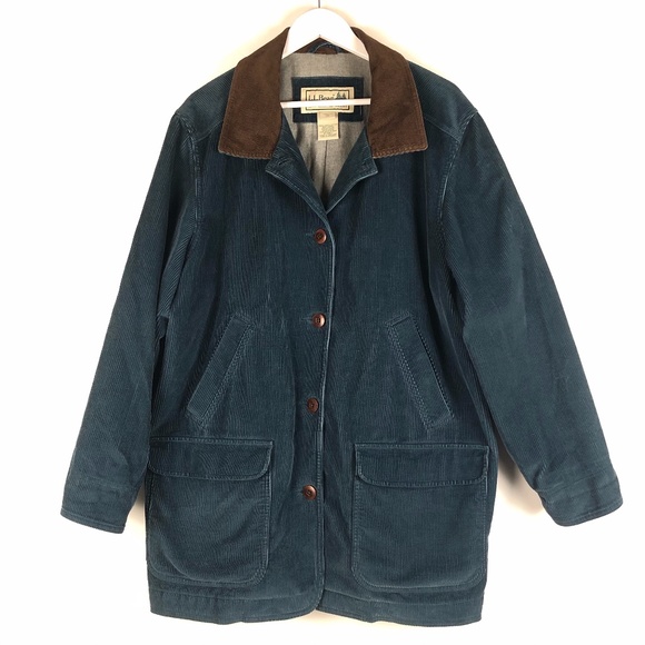 L.L. Bean Jackets & Blazers - L.L. Bean Blue Corduroy Jacket